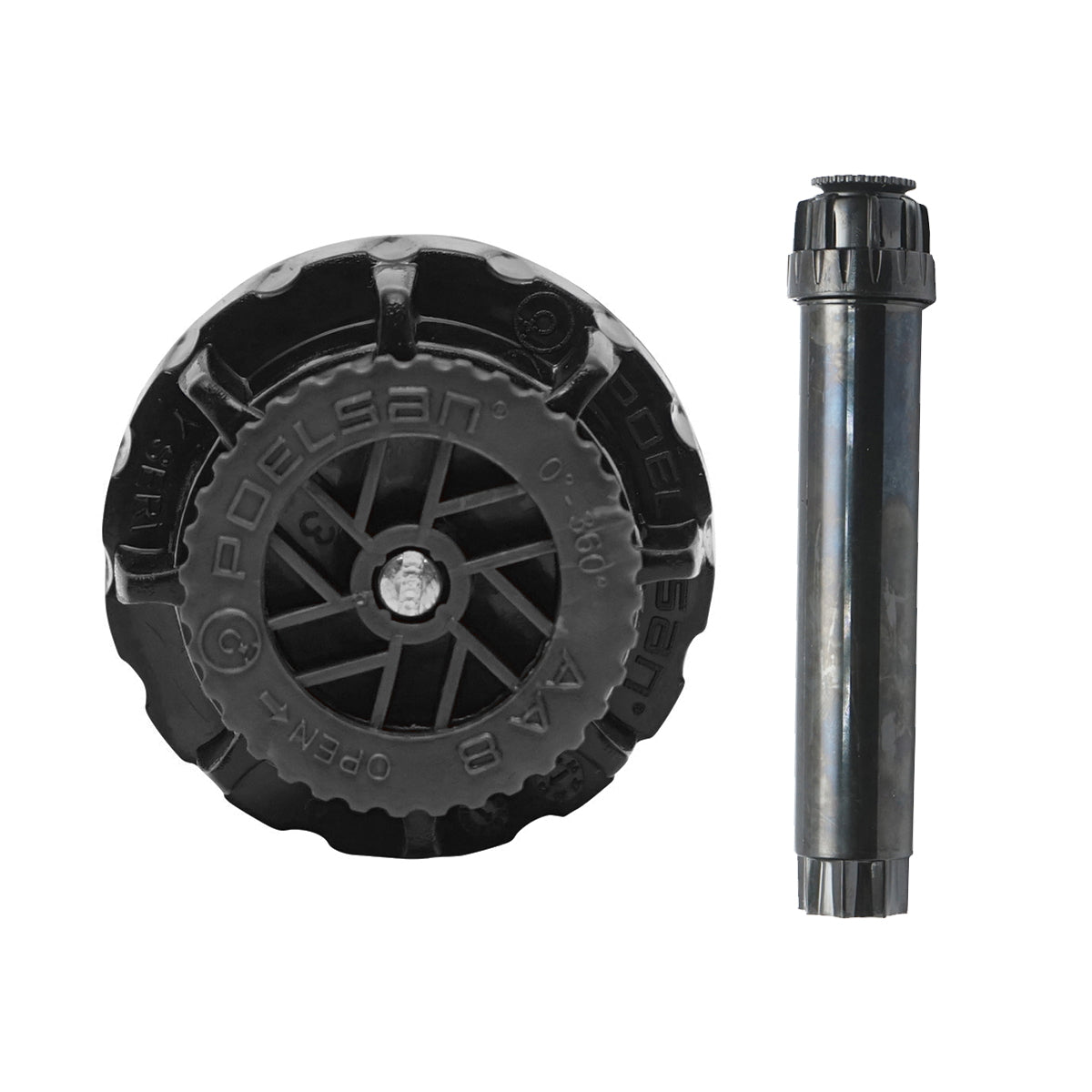 Spray sprinkler with 5cm nozzle, D1/2, internal thread for irrigation systems, range 5.2m